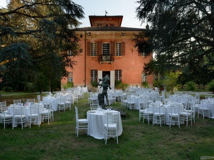 Allestimento nel parco - La Quiete di Mezzana