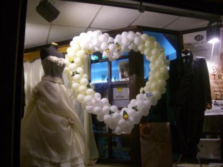 Allestimento con palloncini per il matrimonio