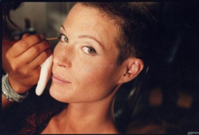Trucco per la televisione (attrice Jane Alexander)