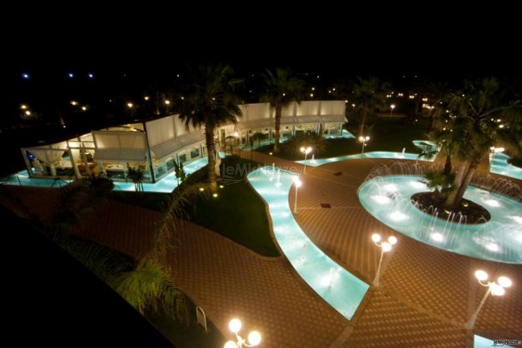 Piscina coreografica di Mille e una Notte Ricevimenti