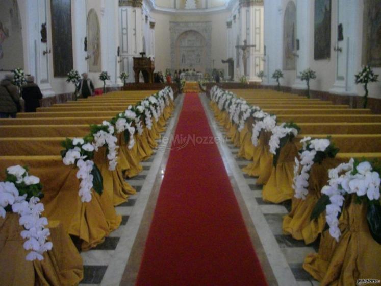 Addobbo floreale chiesa