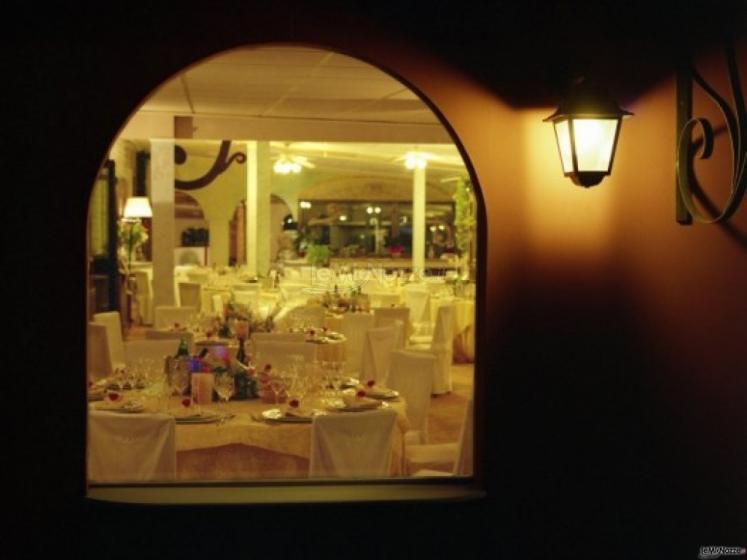 Sala interna per il ricevimento di matrimonio