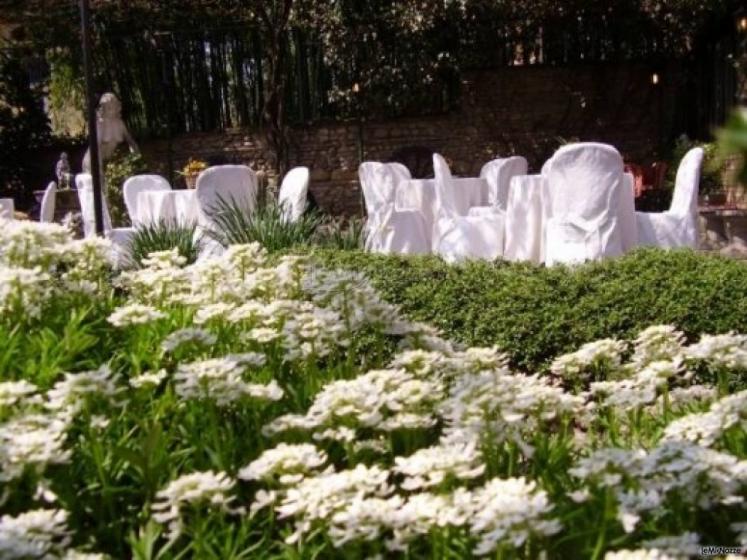 Giardino della location di matrimonio