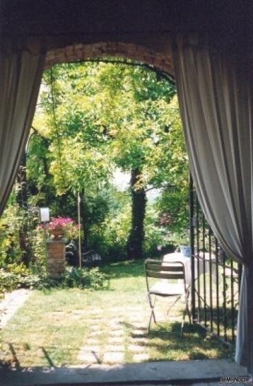 Portico per il ricevimento di matrimonio