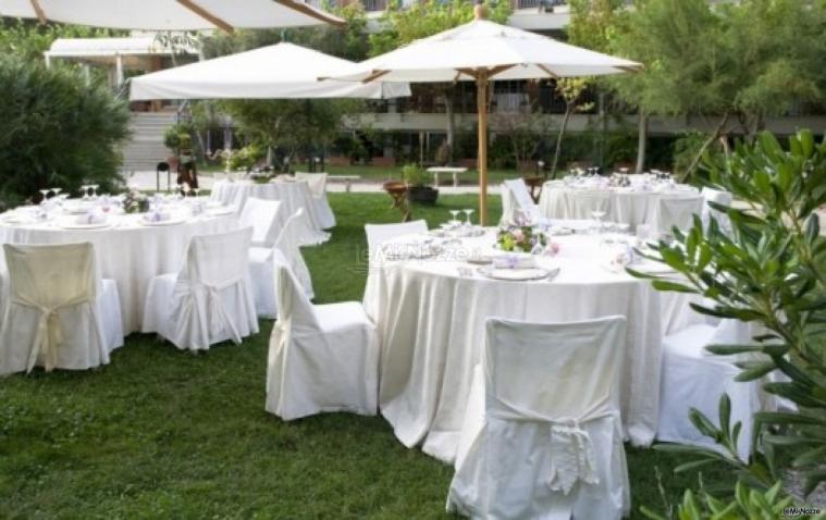 Allestimento del matrimonio all'aperto