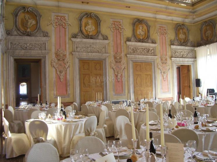 Sala interna per il ricevimento di matrimonio - Castello di San Giorgio